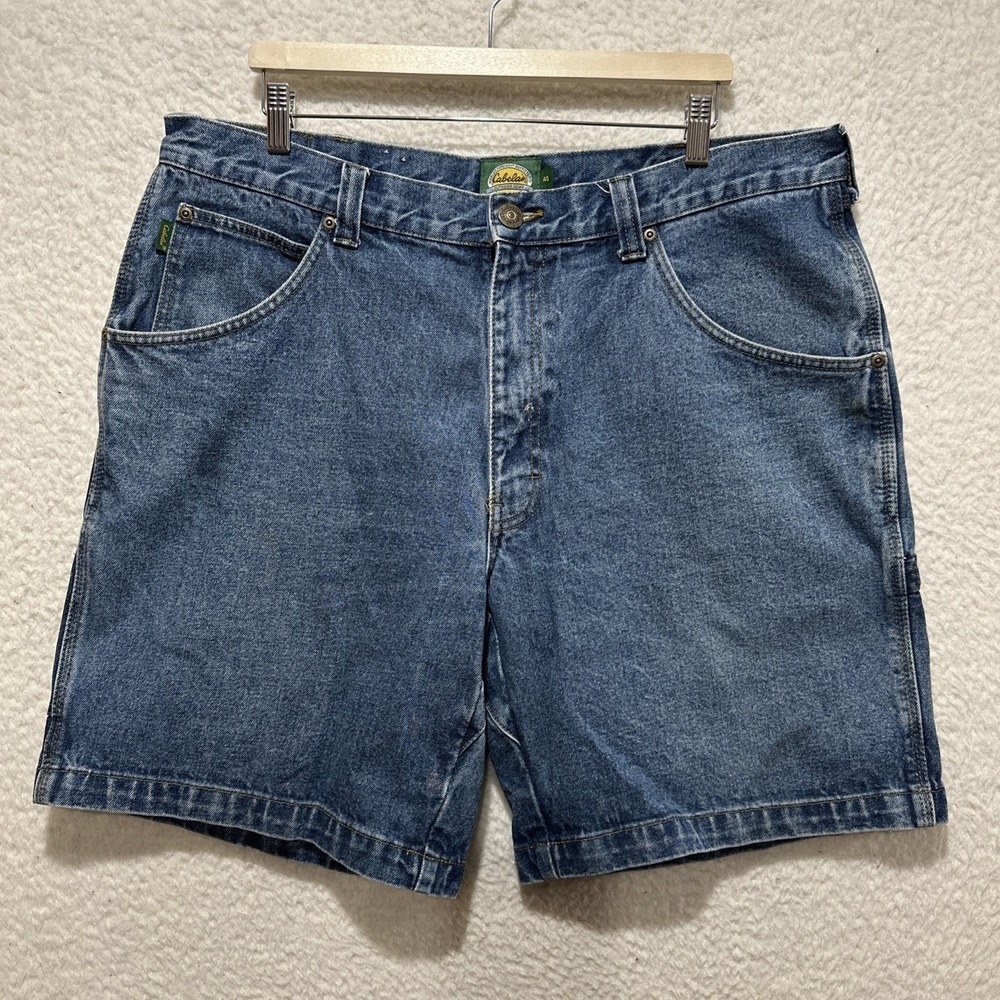 Cabela's Men's Size 40 Blue Carpenter Denim Jean Shorts Activewear
